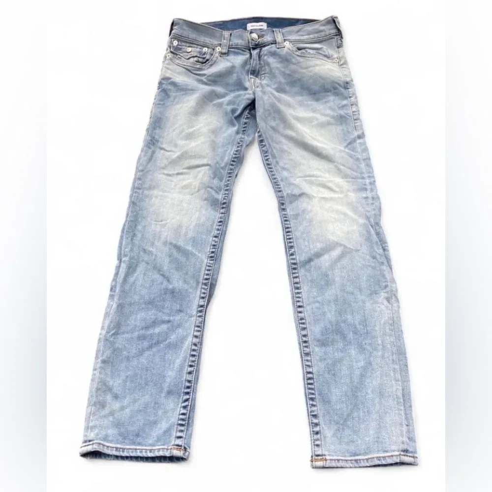 True Religion Light Blue Straight Jeans